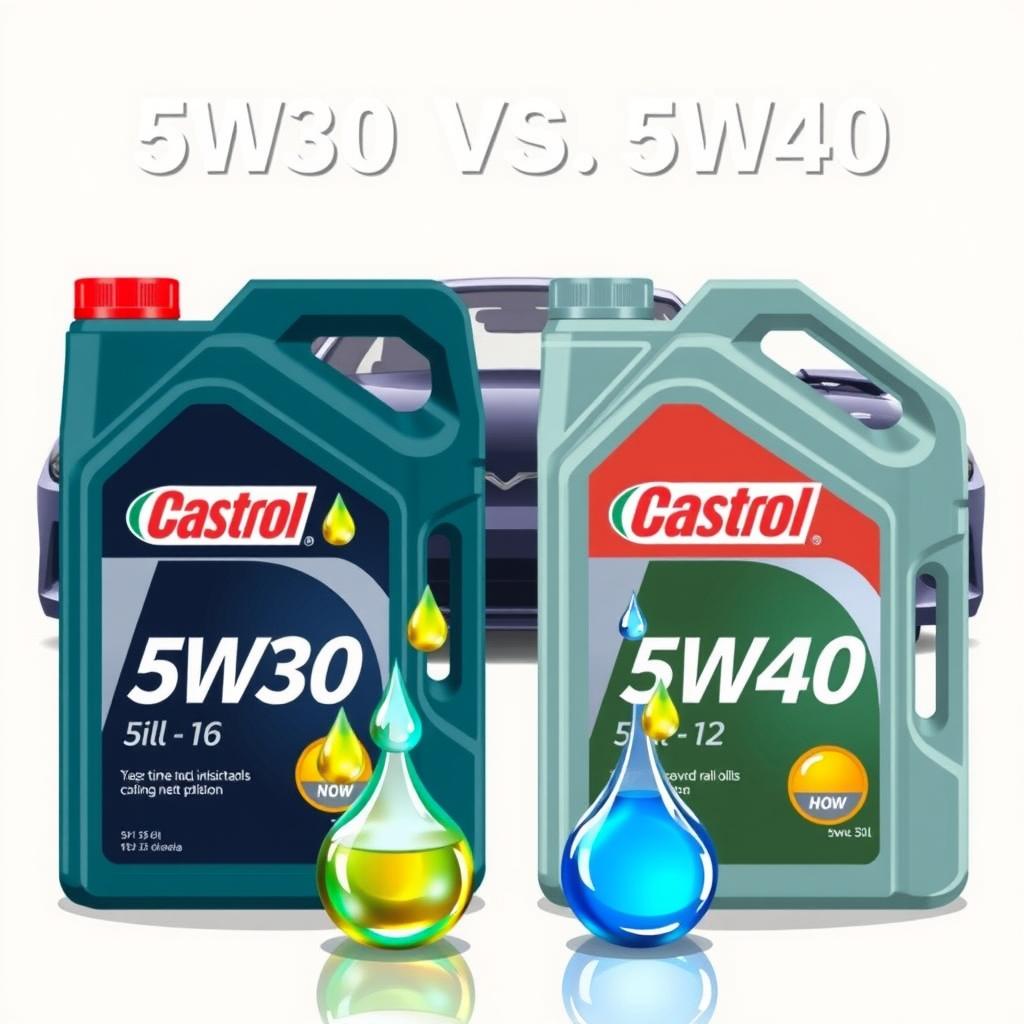 Узнайте разницу между маслами Castrol 5w30 и 5w40, чтобы выбрать идеальное моторное масло для вашего автомобиля и обеспечить надежную защиту двигателя.